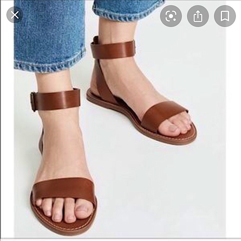 NIB Madewell ‘Boardwalk’ leather sandals